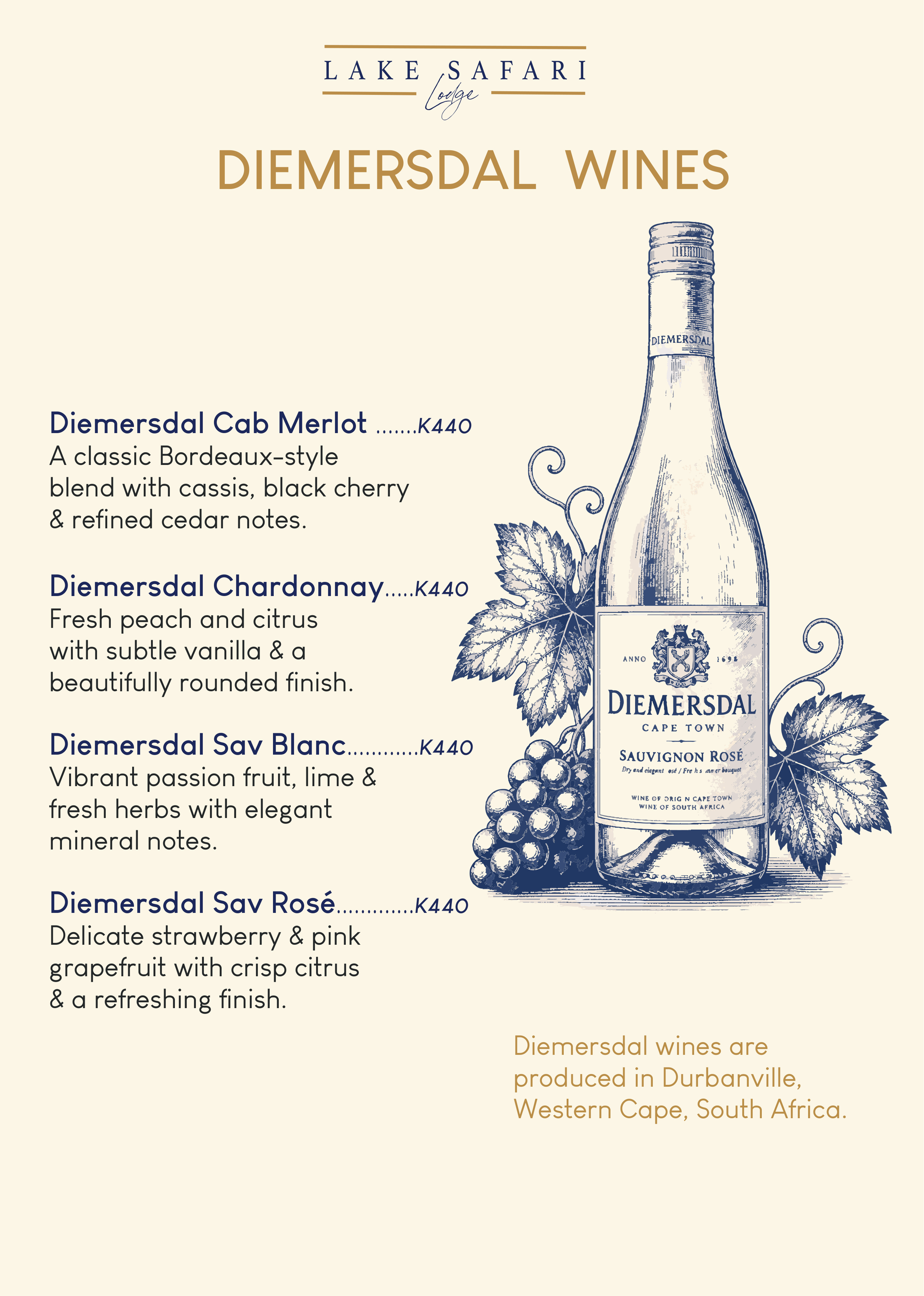 Wine Menu